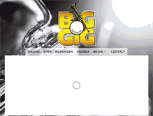 Tablet Screenshot of biggig.nl